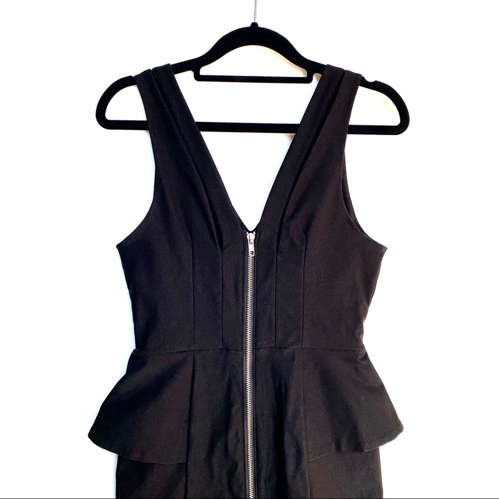 Nasty Gal Black Sleeveless Zipper Mini Party Dress - Picture 4 of 6